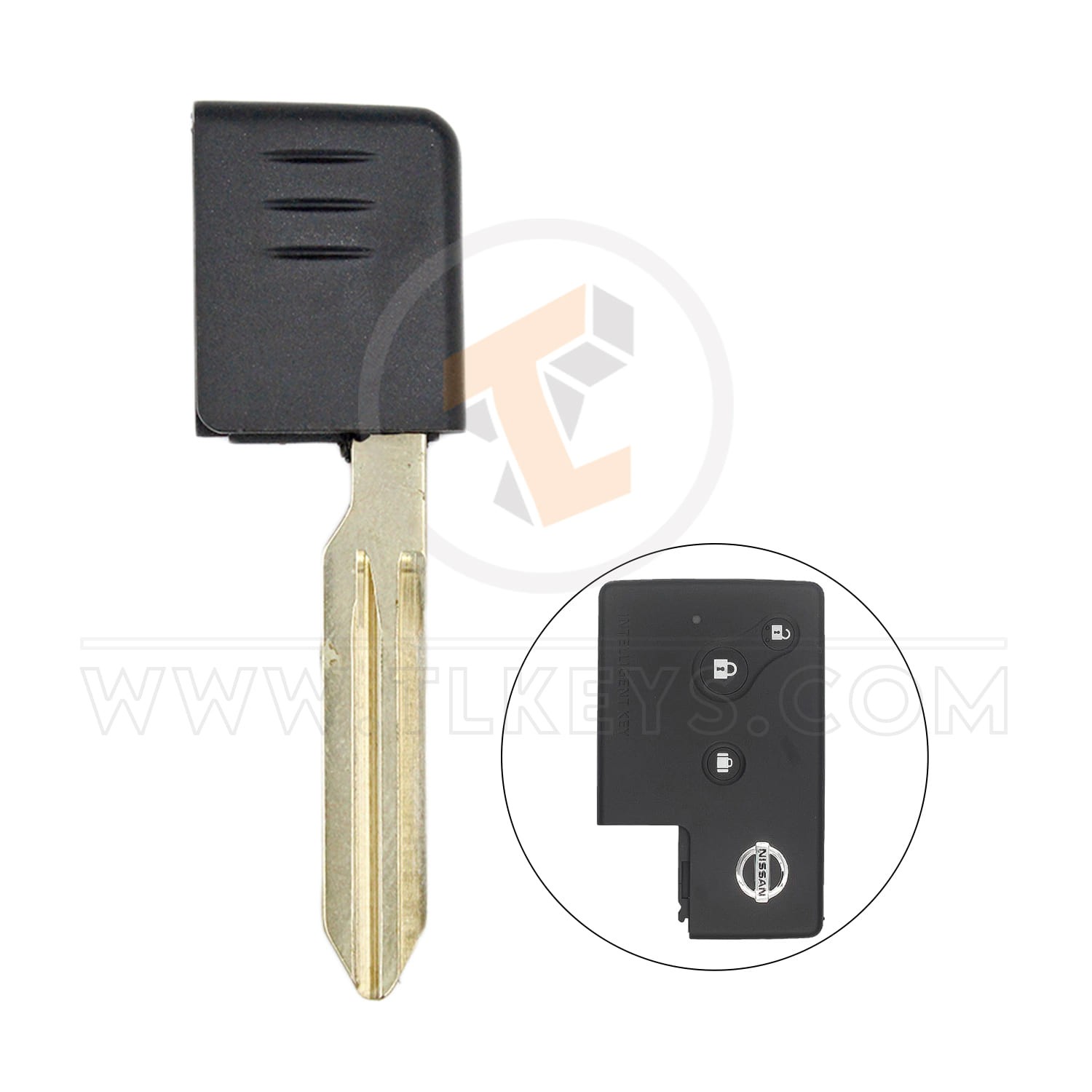 Nissan Renault 2008-2014 Smart Card Emergency Blade Emergency Keys